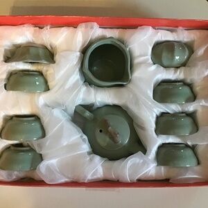 Stone Leaf Chinese Tea Set